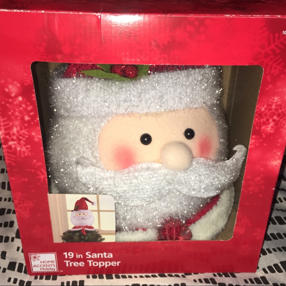 19 in Santa Tree Topper
